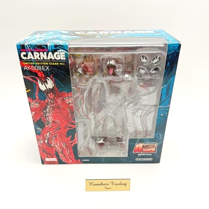 Amazing Yamaguchi Spider-Man Carnage Figure Limited edition clear ver. No.008