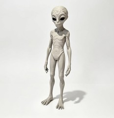 In Vivo 17 Inspired Alien Figurine 18cm Hand Painted Disclosure Day Collectible