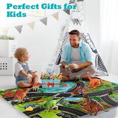 Dinosaur Toys for 3 4 5 Year Old Boys Gifts, 25 Pieces Dinosaurs Toys for Kid…