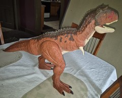 Jurassic World Camp Cretaceous Super Colossal 3ft Carnotaurus Toro Dinosaur Toy