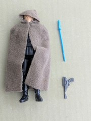 Vintage Star Wars 1983 RotJ Luke Skywalker Jedi Knight Outfit BLUE LIGHTSABER