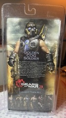 New Neca Gears Of War 3 Golden COG Soldier Toys R Us exclusive action figure