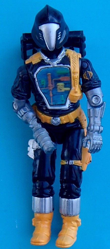 1986 GI JOE B.A.T.S. Replacement CHEST PIECE plate sticker COBRA bat figure