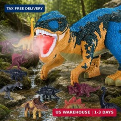 Dinosaur Toys for Boys Ages 3-8, Large Dinosaur T-Rex with Hidden Storage, Jumbo
