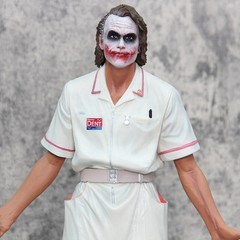 Dark Knight Joker Nurse 54cm Statue Heath Ledger DC Movie Collectible Figure