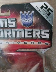 TRANSFORMERS UNIVERSE STARSCREAM 25 YEARS