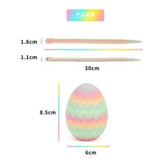 3D Printing Action Figure Snake Egg Toys Creative Stress Relief Anime Figures
