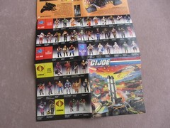 GI JOE COBRA 1987 Foldout ADVERTISING BROCHURE HASBRO Products Battle Force 2000