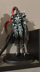 Igris Figure Solo Leveling Shadow Knight Black Armor Greatsword 21cm Replica Toy