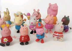 Lot Of 40 Peppa Pig Figures Accessories Helicopter TV Table Grill Tent Playgound