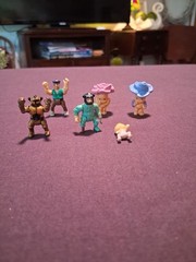 Plastic Mini Figure Set Mixed Lot Multicolor Miniature Toy Figures