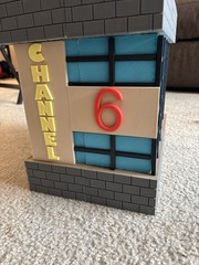 CUSTOM 3D PRINT TMNT Channel 6 News Building 1/18 Scale For JOY TOY FIGS