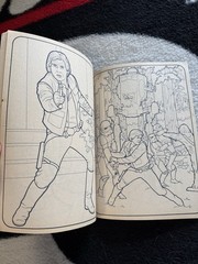 A-934 VINTAGE 80’S KENNER STAR WARS UNUSED MAX REBO COLORING BOOK
