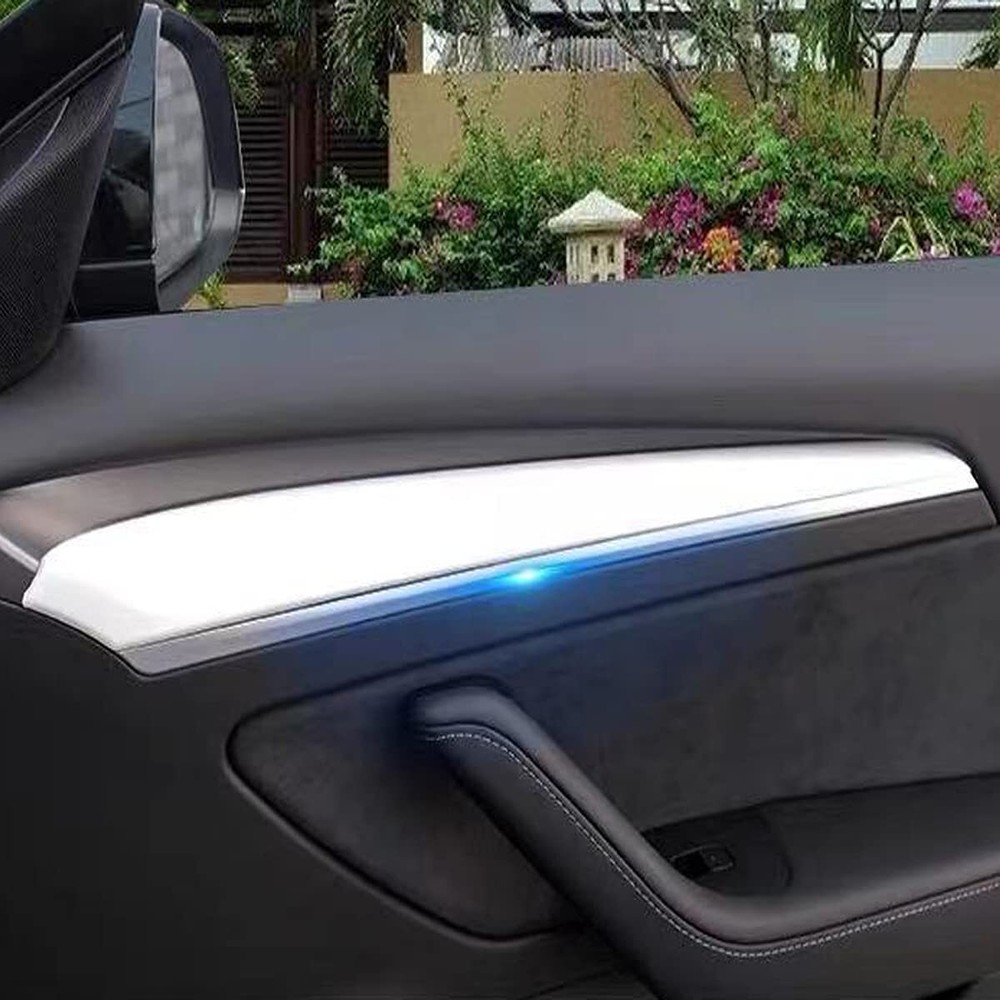 Tesla Model 3, Y, Door Panel Molding Trim, Transparent Protective Film Protector