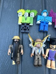 Lot Of 9 Roblox Toys Action Mini Figures Series 1, 9, 12, Museum, Bunny