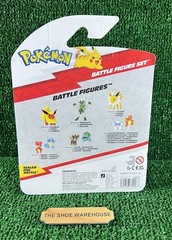 Jazwares Pokemon Battle Action Figure Set Butterfree Eevee Pawniard 3-Pack NEW