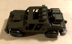 Unbranded Military Jeep Toy Looks Like GI Joe Vamp Cheetah NOT GI Joe Size/Scale