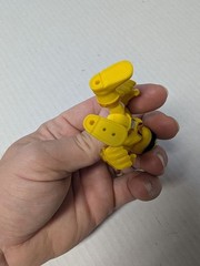 Power Rangers Yellow Ranger Action Figure Small Poseable Toy TV Movie Mini