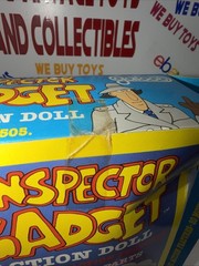 VINTAGE 1983 GALOOB INSPECTOR GADGET ACTION FIGURE DOLL MIB New Opened Box 🔥