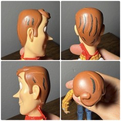 CUSTOM MODDED Toy Story Mattel Playscale Woody, Jessie, & Bullseye Dolls READ