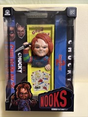 New Chucky Child’s Play 2 Horror Book Shelf Nooks Collectible CultureFly HTF 🔥