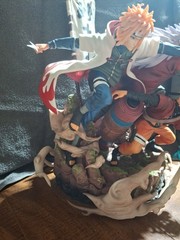 Naruto Uzumaki Jiraiya & Minato Namikaze Action Figure Statue Naruto Collectible