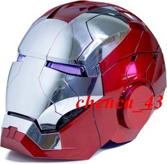 US!!! Autoking Iron Man Helmet MK5 1/1 Voice-controll Mask or Reactor Base Stand