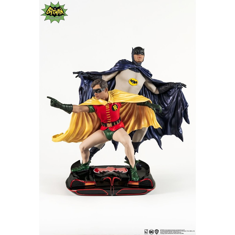 Batman 1966 Classic TV Series Batman and Robin 1:8 Scale Statue