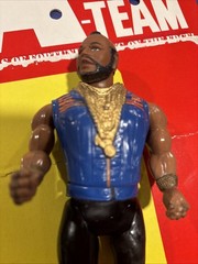1983 B.A. Baracus MOC Vintage The A-Team Galoob 6″ Inch Mr. T Figure With Card