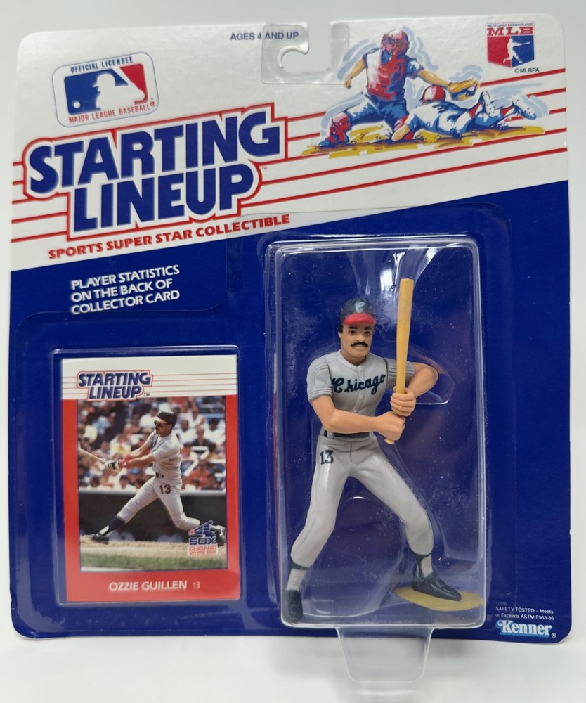 1988 KENNER STARTING LINEUP MLB BASEBALL OZZIE GUILLEN CHICAGO WHITE SOX MOC