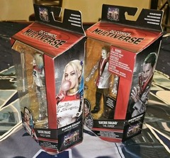 2016 Mattel DC Multiverse Suicide Squad Harley Quinn & Joker 6″ Figure New Croc