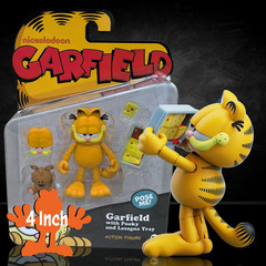 Garfield Action Figure – 25 Points of Articulation with Lasagna & Pooky