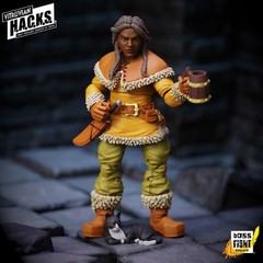 Madame Ruskin Dwarf Tavern Keeper Vitruvian H.A.C.K.S. Series 2 Fantasy 4″