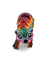 Lot 25 Articulated Ferret Toy Mini Rainbow 3D Printed Fidget Desk Pet – 2.85″