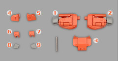 GO Better Studio GB-1062 upgrade kit for SS86 Autobot Wheelie,in stock