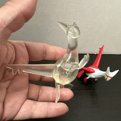 2007 Jakks Pacific Pokemon Translucent Latios And Latias Figures