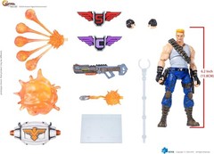 Hiya Toys Contra: Operation Galuga Bill Rizer Exquisite Basic 1:12 Action Figure