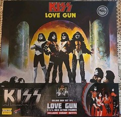 Kiss Love Gun 3 3/4″ Deluxe Exclusive Limited Editon Box Set Action Figures SDCC