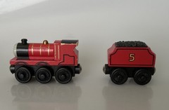 Thomas & Friends Learning Curve Wooden Railway James & James’ Tender 2003 Train