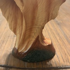 Nemesis Now Natural Song Howling Wolves Wood Effect Bust, Polyresin, One Size