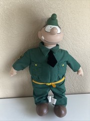 Beetle Bailey Camp Swampy Sargent Orville Snorkel 16″ Plush Doll 2000 Toy Works