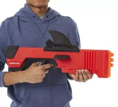 Nerf Roblox MM2 Shark Seeker Dart Blaster w/ Exclusive Virtual Code New