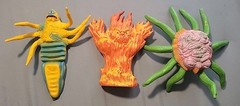 Lot 1982 LJN Advanced Dungeons & Dragons Bendable D&D Fire Elemental Grell Roper