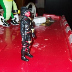 GI Joe Hasbro 1988 Cobra Black Red Gold Action Figure Plastic