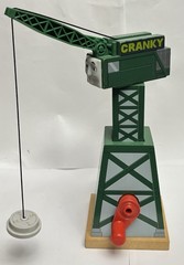 Thomas Friends Wooden Railway Train Tank Cranky the Crane 2012 Mattel B15