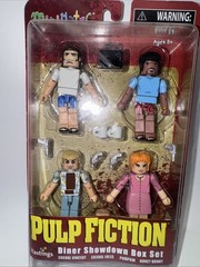 Pulp Fiction Dinner Showdown Box Set Minimates 4-Pack Daimond Select 2014 SEALED