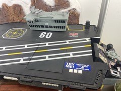 2001 Hasbro GI Joe USS Saratoga Motorized Aircraft Carrier Sounds Tested Working