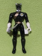 2001 Power Rangers Wild Force 5″ Beasts Squadron Black Wild Force Ranger Figure