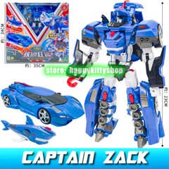 Tobot V Galaxy Detectives 9″ Transform Robot Figure Boys Toy Car Plane Vehicle