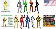 Intricately Designed T-13 Action Figure Set – 9PCS 3D Printed Fun for All Ages